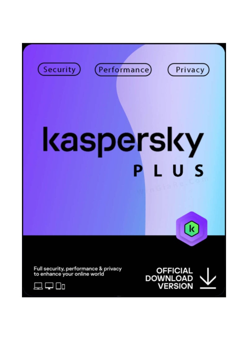 Kaspersky Plus Internet Security, 5 Devices, 1 Year, Behavioral Shield, Box W/o CD | KL1042I5EFS-SLIM 