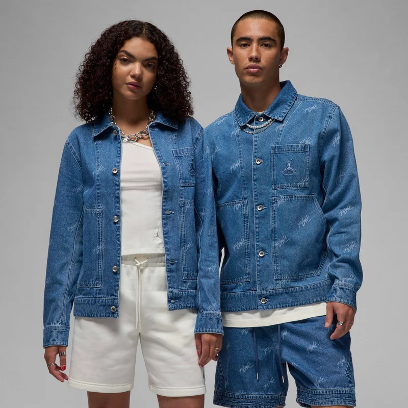 Jordan Blue Men's Flight Heritage Denim Jacket for Men | Best Price UAE