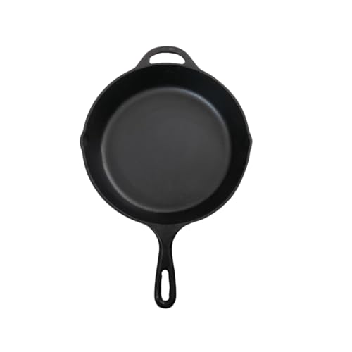NUTRION Premium Cast Iron Frying Pan 10 Inch / 1.8L with Handle, Frying Pan, Naturally Non Stick Fry pan, 100% Pure and Toxin Free Cast Iron Fish Fry Pan or Skillet - Image 2
