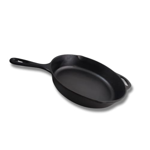 NUTRION Premium Cast Iron Frying Pan 10 Inch / 1.8L with Handle, Frying Pan, Naturally Non Stick Fry pan, 100% Pure and Toxin Free Cast Iron Fish Fry Pan or Skillet - Image 4