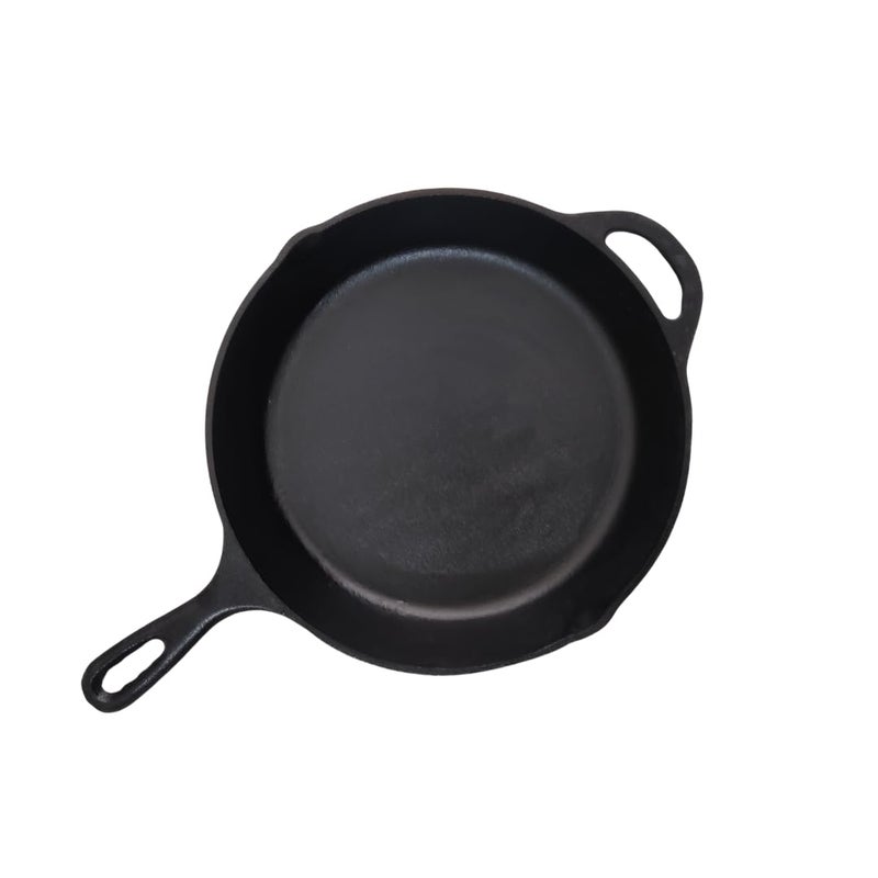 NUTRION Premium Cast Iron Frying Pan 10 Inch / 1.8L with Handle, Frying Pan, Naturally Non Stick Fry pan, 100% Pure and Toxin Free Cast Iron Fish Fry Pan or Skillet - Image 5