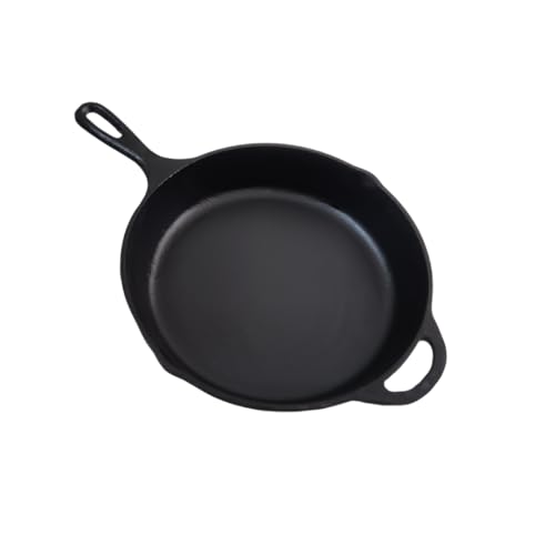 NUTRION Premium Cast Iron Frying Pan 10 Inch / 1.8L with Handle, Frying Pan, Naturally Non Stick Fry pan, 100% Pure and Toxin Free Cast Iron Fish Fry Pan or Skillet - Image 3