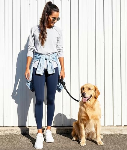 NEW YOUNG 3 Pack Leggings with Pockets for Women,High Waisted Tummy Control Workout Yoga Pants - Image 2