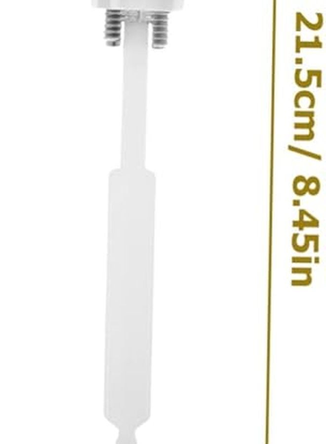 STOBOK زر دورة مياه مفرد من البلاستيك لخزان المياه بديل للضغط للمنزل والفندق - Image 3