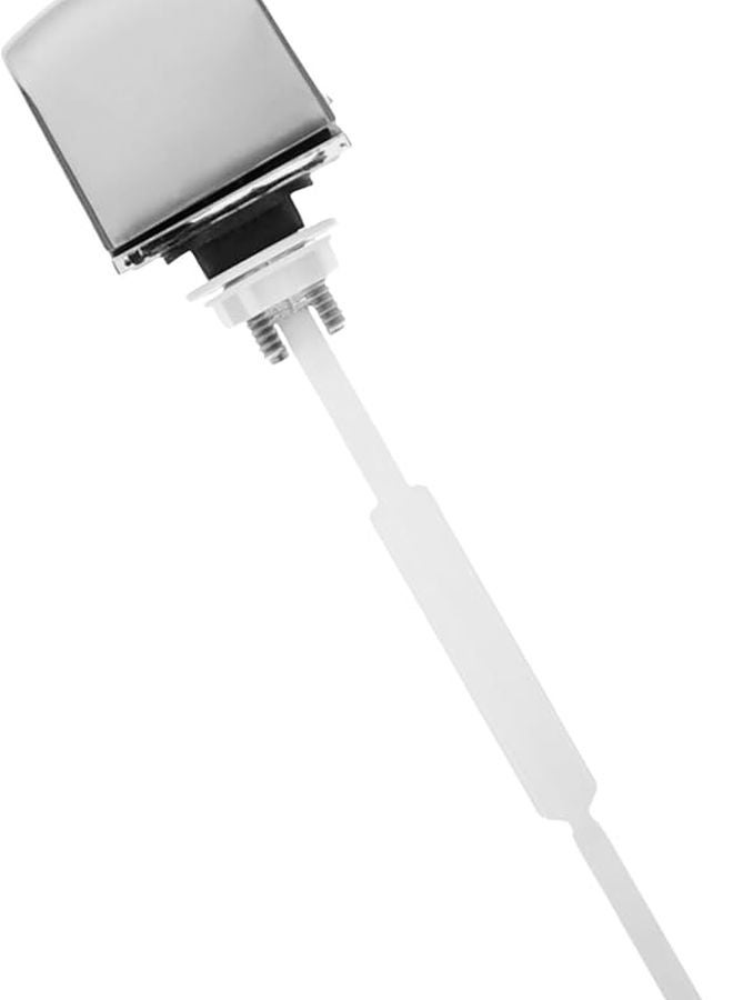 STOBOK زر دورة مياه مفرد من البلاستيك لخزان المياه بديل للضغط للمنزل والفندق - Image 1