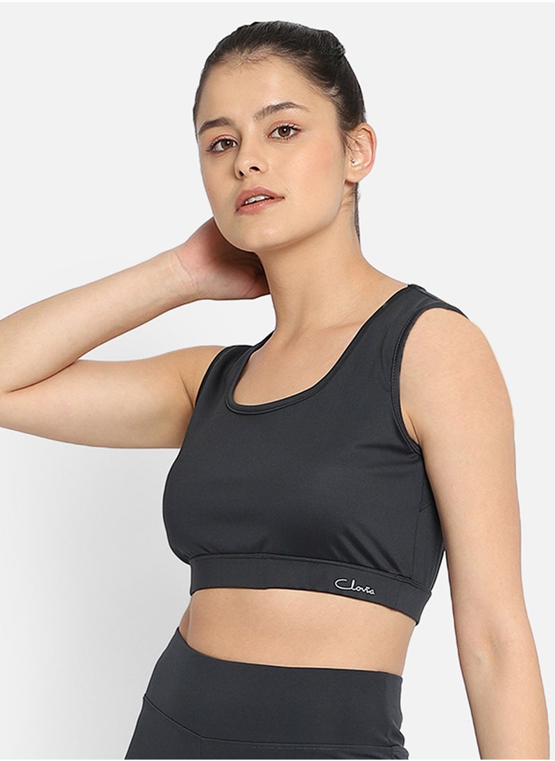 Clovia - Clovia Medium Impact Padded Non-Wired Sports Bra - Image 1
