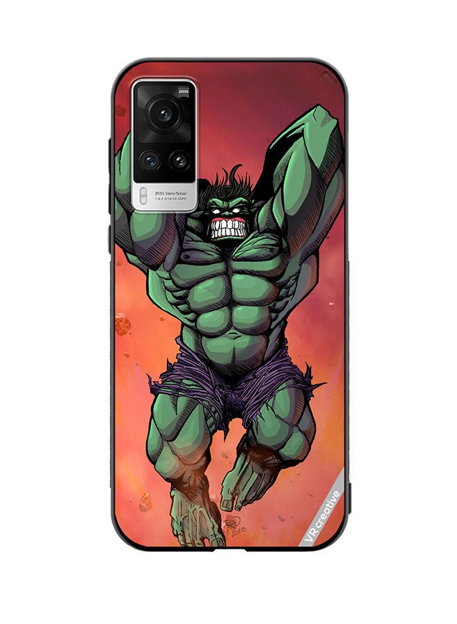 VR CREATIVE Protective Case Cover For Vivo X60 Pro Hulk Angry Design Multicolour - Image 1