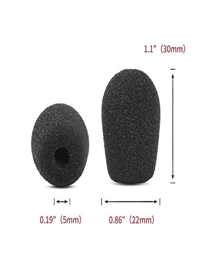 YDYBZB Ear Pads Replacement B450-XT Microphone Foam Compatible with VXI Blueparrott B450-XT B450XT Bluetooth Headset Mod Kit Ear Cushions Cups (Ear Pads + Microphone Foam) - Image 3