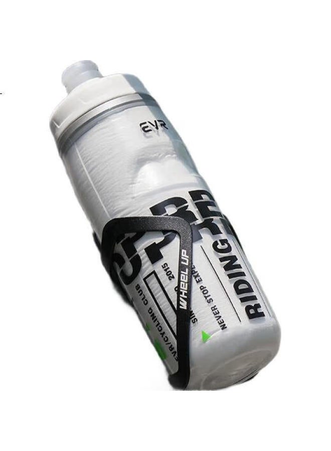 Evr Cycling Water Bottle Insulated Squeeze Water Cup Night Black 620Ml - Image 1