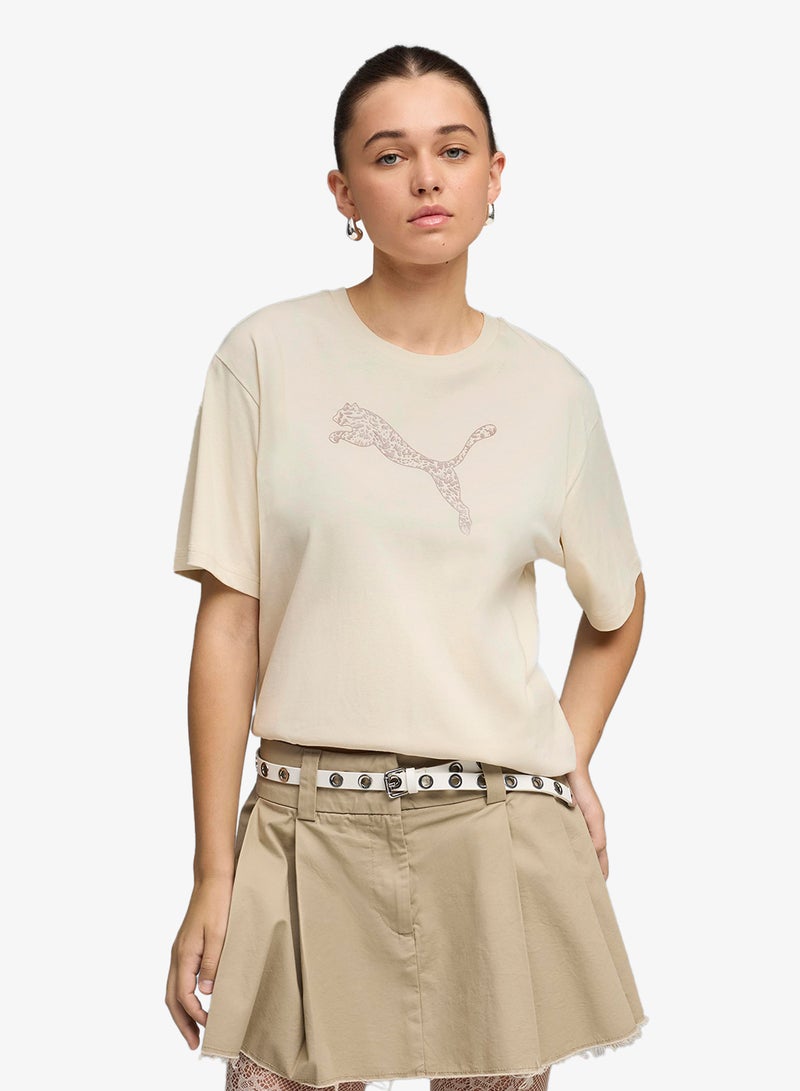 PUMA Her Relaxed Graphic T-Shirt - Image 1