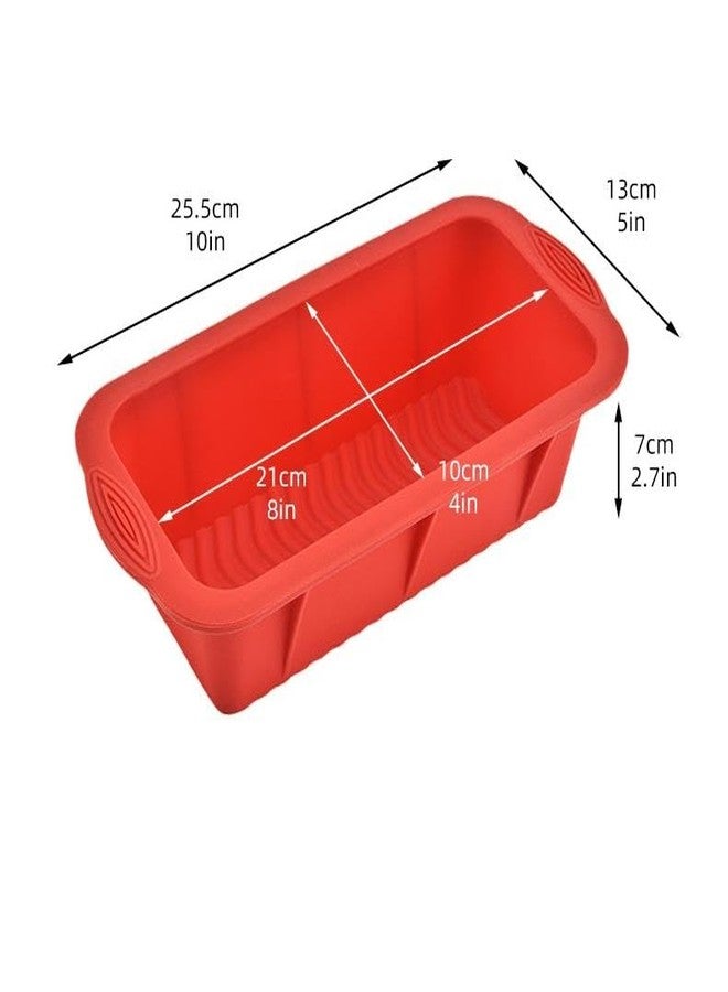 GLAMAXY Set of oneNonstick Loaf Pan for Homemade Bread Making,Soap, Fudge, Meatloaf and More (1 Pack Bread Mold) - Image 5
