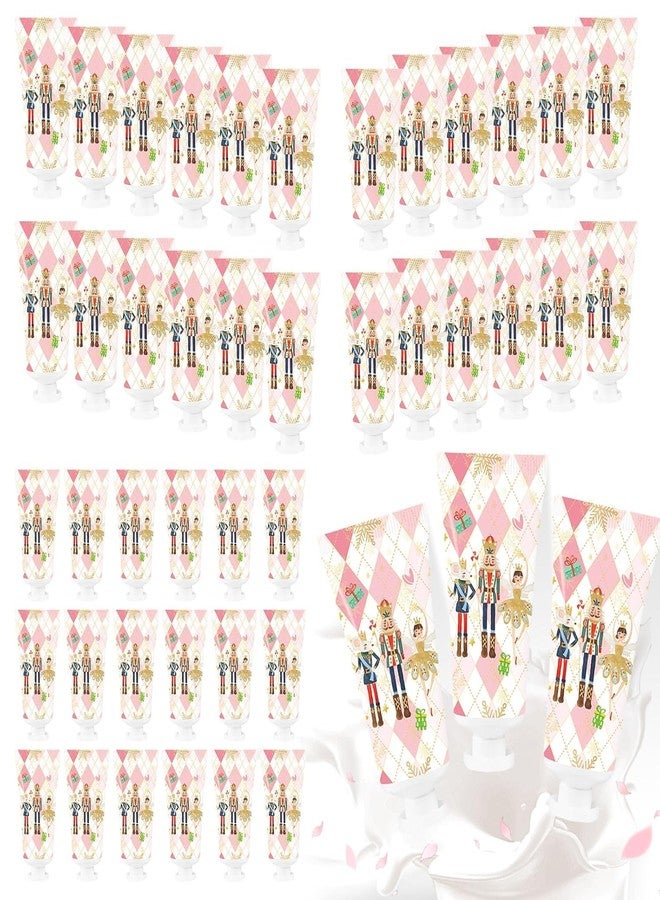 Piuaeue 50 Pcs Christmas Hand Cream Set Christmas Hand Lotion Bulk Travel Size Winter Scented Hand Lotion for Women Mom Girls, Unique Christmas Stocking Stuffers (Nutcracker) - Image 1
