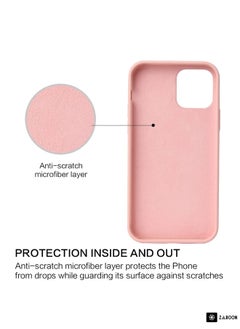 Generic Protective Case Cover For iPhone 12 mini Solid Color Liquid Silicone Shockproof Protective Case  - Image 5