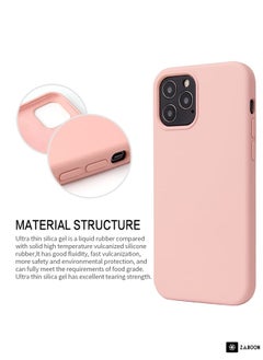 Generic Protective Case Cover For iPhone 12 mini Solid Color Liquid Silicone Shockproof Protective Case  - Image 3