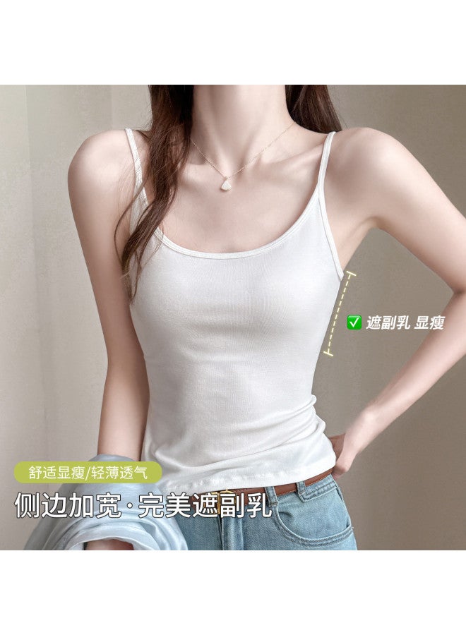 LANG SHA Women'S Tank Tops, Cool Modal Simple Solid Color Sweet And Cool Style Layering Vest For Women - Image 5