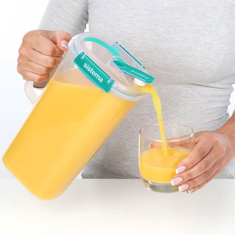 Sistema Klip IT Plus Juice Jug, 2 Liter, Minty Teal - Image 2