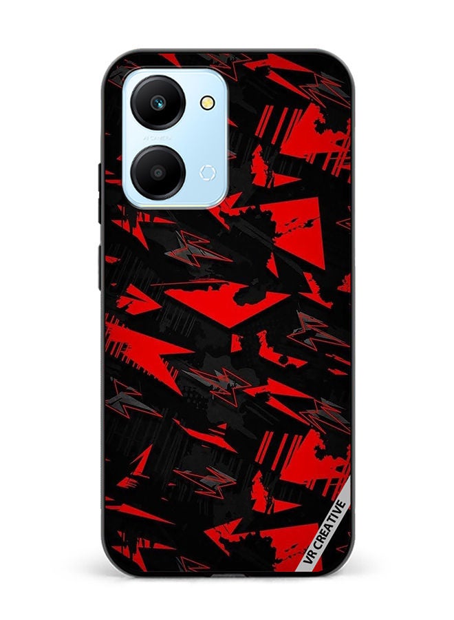 VR CREATIVE Protective Case Cover For Honor Play7T Abstract Design Multicolour - Image 1