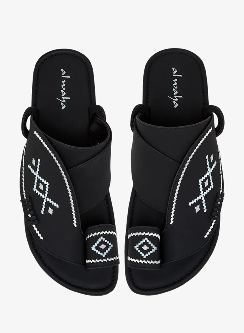 الواحة صنادل عربية مطرزة سهلة الارتداء