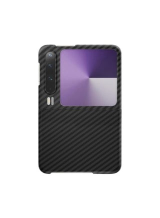⁧جراب هاتف Huawei Pura X مصنوع من ألياف الكربون 1500D ذو حبيبات دقيقة (أسود)⁩ - pzsku/Z1CD94095DCB254E11C66Z/45/1752445394/0982d398-a0de-4551-be73-c15eca0533b8