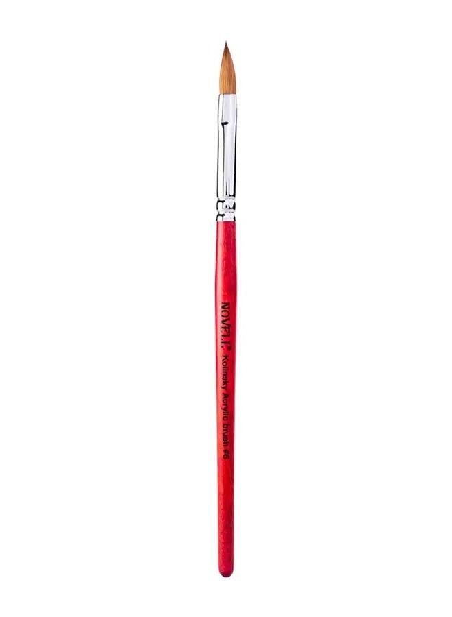 NOVELL Nail Brush Kolinsky Acrylic Brush No6 - Image 1