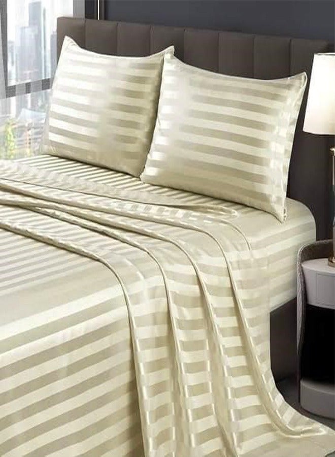 PACHA HOME Stripes bedsheet Size:240*270 +2 Egyption made. 