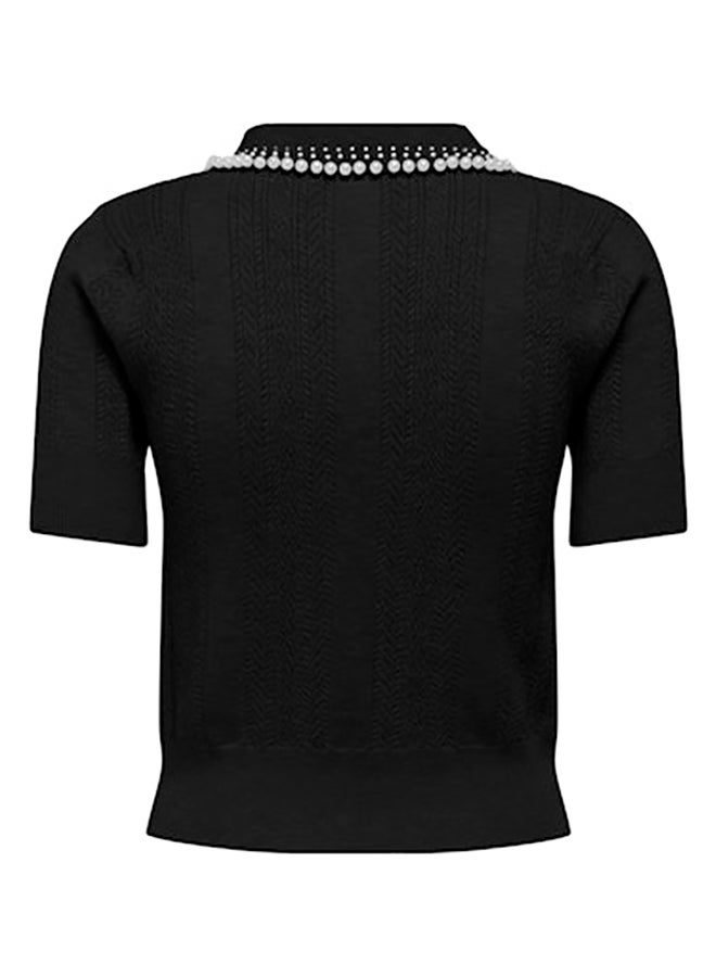 ONLY Onltia Ss Polo Pearl Top Ex Knt - Image 2