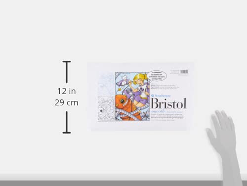 Strathmore (25-611 STR-25-611 24 Sheet Smooth Bristol Pad, 11 by 17", Blue Lined - Image 2