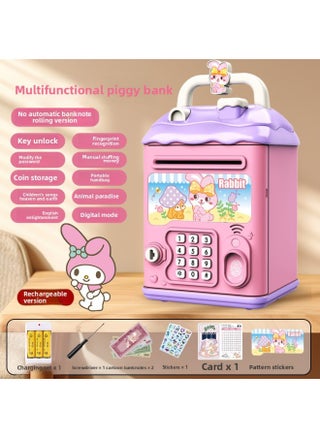 Can't Get In And Out Of The Year Piggy Bank Only Boys Password Box Kulomi Savings Girls Children Can Access Free Shipping-Color:Pink Bunny☀Password Key Unlock Without Automatic Banknote Rolling☀Rechargeable Version - pzsku/Z1CD965E8A53AD247EA36Z/45/1746411198/a2004f19-e958-4951-aab6-3068c5a76d02