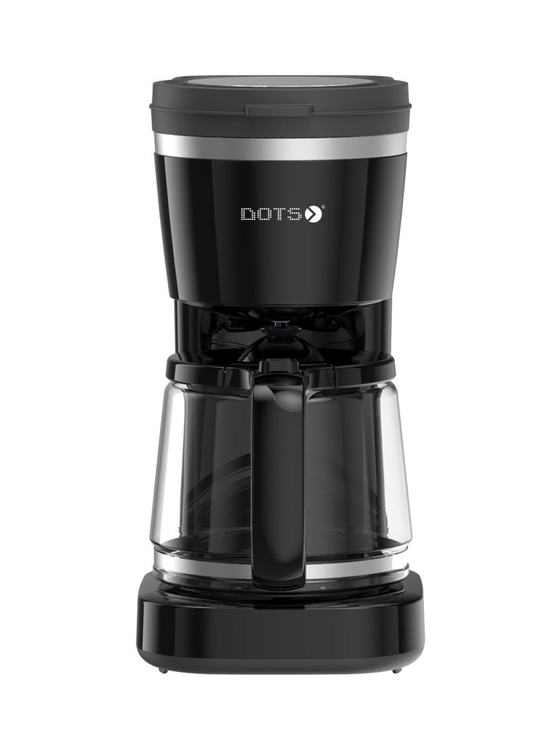 DOTS Electric Coffee Maker 1000W, 1.5L, Heat-Resistant Glass Carafe, Keep Warm Function