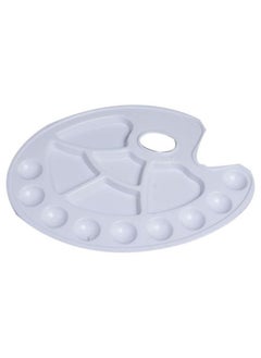 Generic Paint Tray Palette With Thumb Hole White Pack Of 2  - Image 2