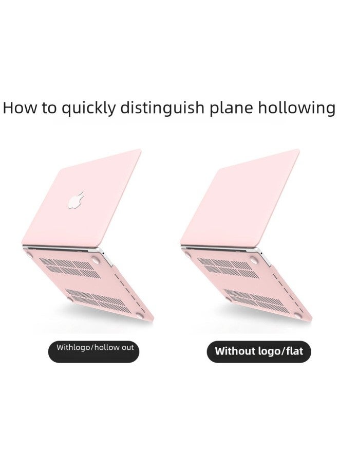 Suitable For Macbook Protective Case Apple Computer Protective Case Apple Notebook Protective Case Pro Air Case M4-Color:Cream Gradient Hollow-Rose Powder Tranquility Blue Contrast-Applicable Model:2018-2020air13(A1932/A2179/A2337) - Image 3