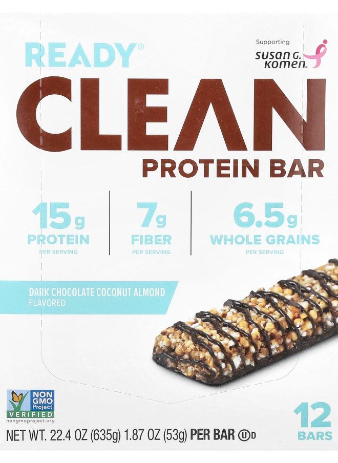 Clean Protein Bar Dark Chocolate Coconut Almond 12 Bars 1.87 oz (53 g) Each - pzsku/Z1CD97FCB82EFB425C0A3Z/45/_/1740571570/445deb9e-7dfb-4da3-8745-ebf705db06a8