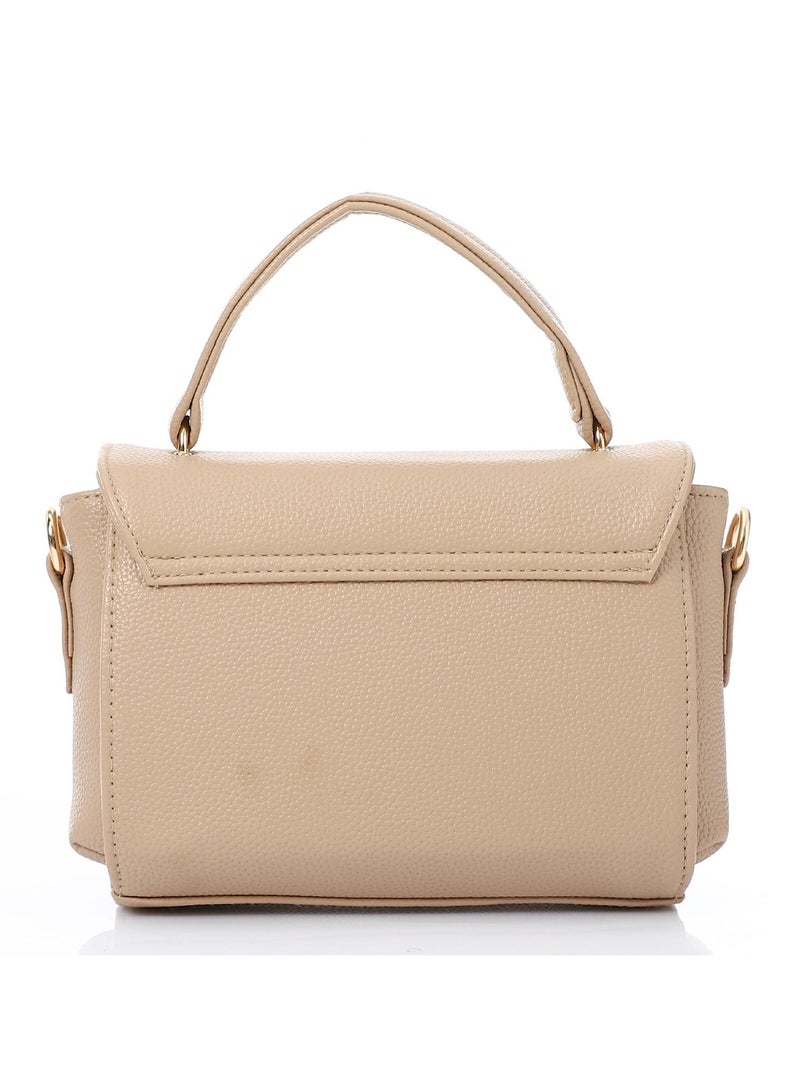 Ice Club Trendy Crossbody Handbag - Beige