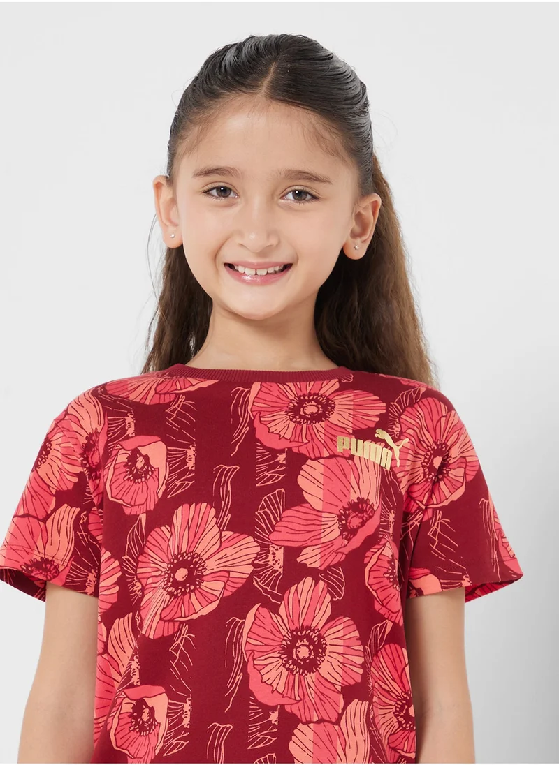 PUMA Youth Essential Class Aop T-Shirt