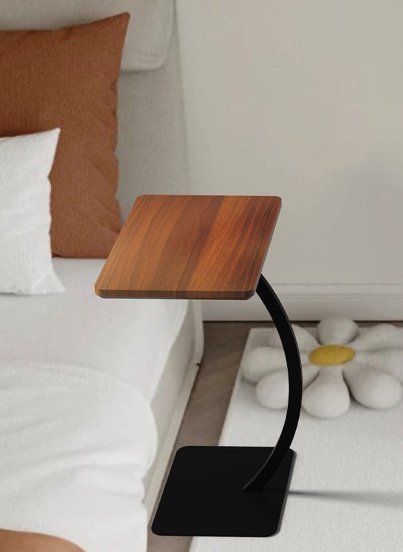 شاربدو طقم من طاولتين جانبيتين معدنيتين قابلتين للإزالة من الخشب الصلب، مقاس 48*33*65 سم - Image 3