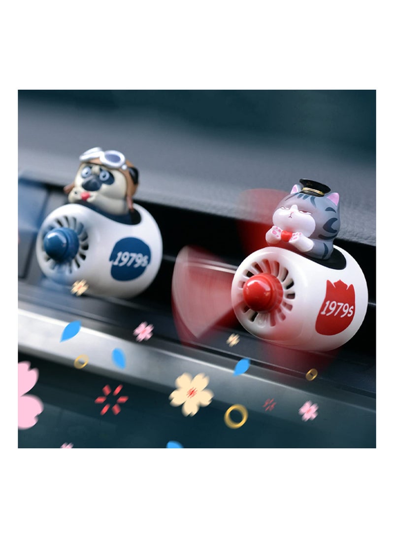 Automotive Air Freshener, Humorous Car Aroma Diffuser, Cute Vent Accessories, Pilot Propeller Air Diffuser Clips, Creative Car Perfume Decoration for a Fresh Driving Experience. - Image 2