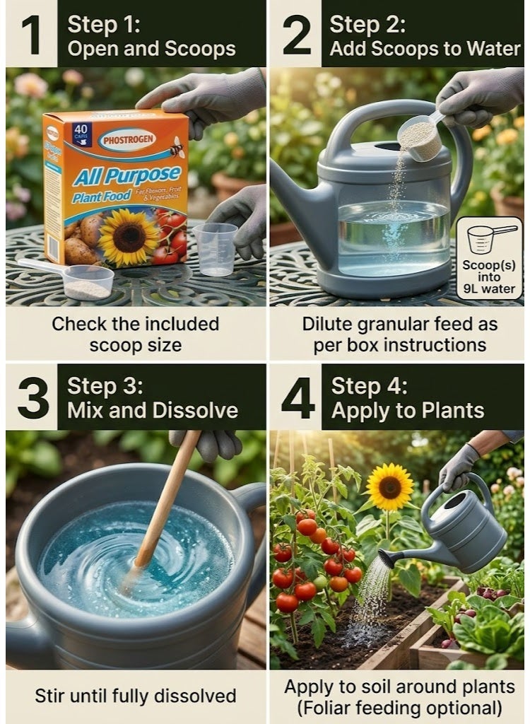 PHOSTROGEN All Purpose Plant Food Flowers Fruits and Veg - Image 2