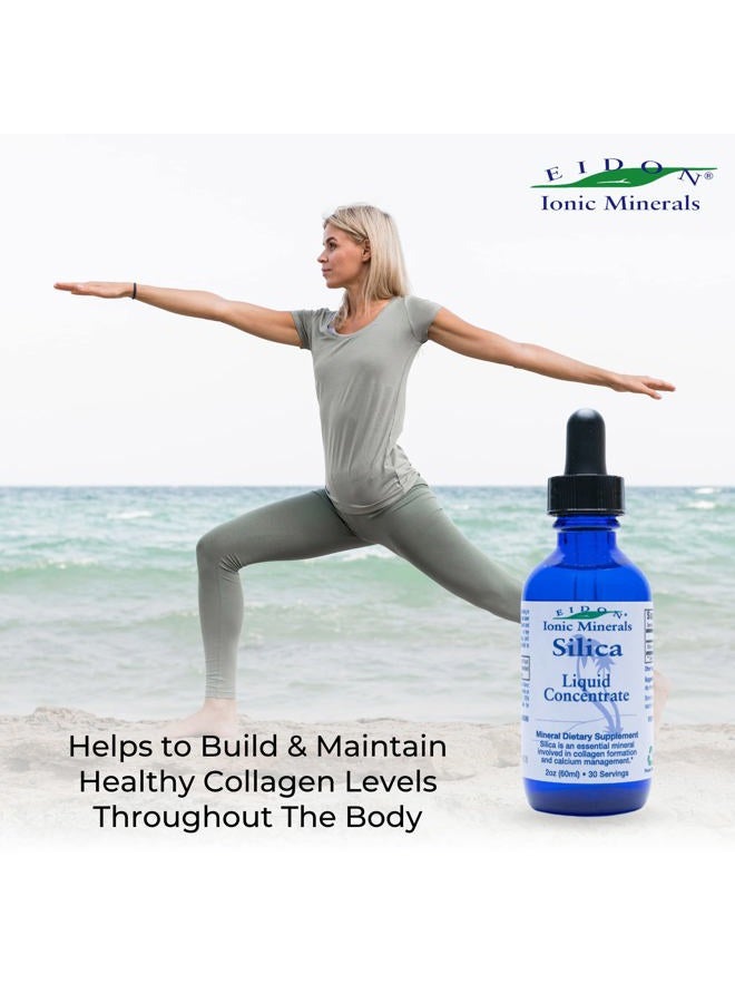 Eidon Ionic Minerals Liquid Silica Mineral Concentrate - Silica Supplement for Hair, Skin and Nails, Silica Drops to Support Collagen Production, Joint and Bone Health, Helps Manage Calcium - 2 oz - Image 5