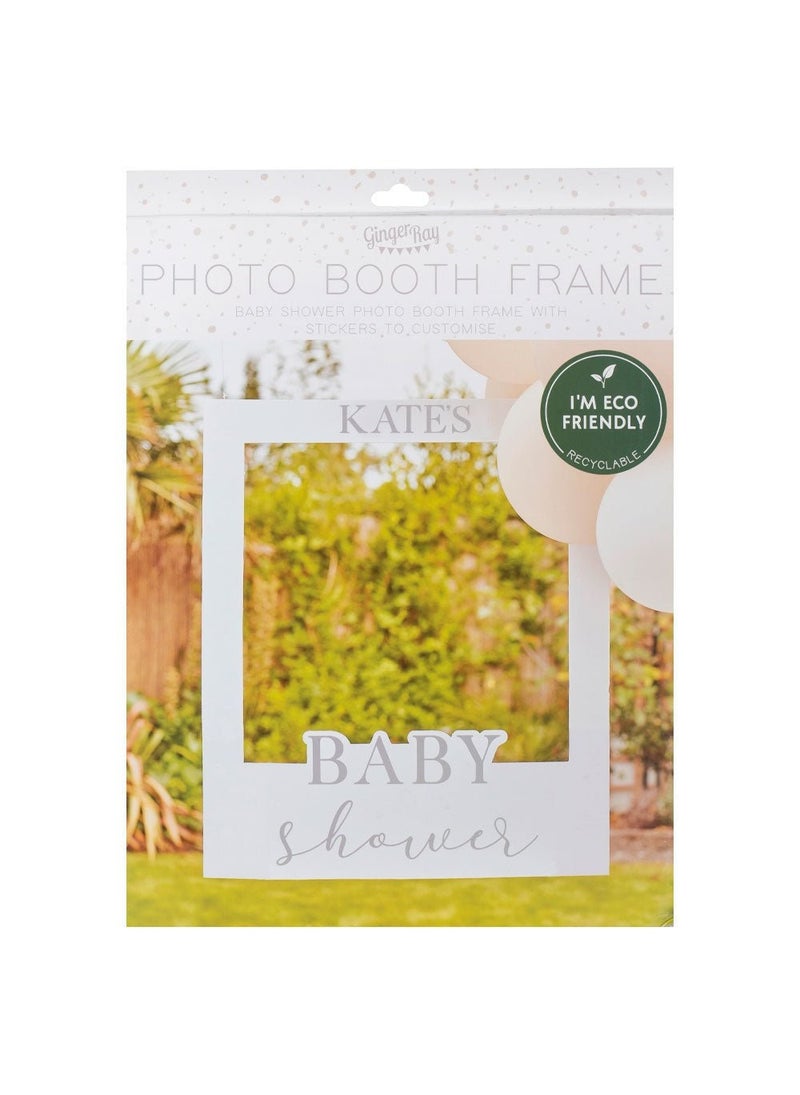 Ginger Ray Hello Baby Photo Frame White Cardboard 72cm - Image 4