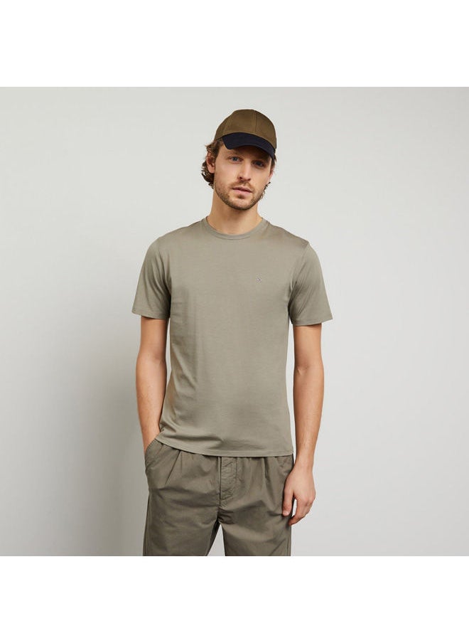 Eden Park - Plain short-sleeved T-shirt in Pima cotton - Image 1