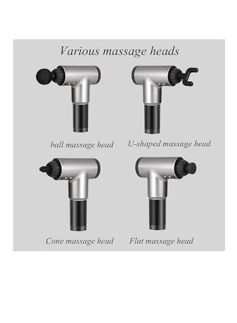 Fascial Gun Muscle Massager With Accessories - Image 3