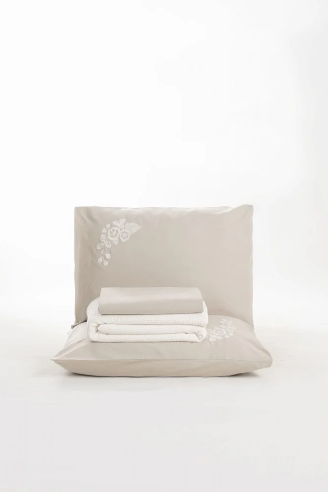 كوتون بوكس Spin Double Pique Set Cadis Cream