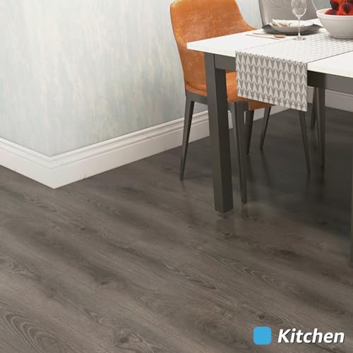 Art3d 15 Sq.ft Peel and Stick Floor Tiles, 10Pcs Luxury Vinyl Plank Flooring Wood Look, 36" × 6" Adhesive and Waterproof Tile Sticker for Bedroom, Living Room, Kitchen, Teak - Image 2