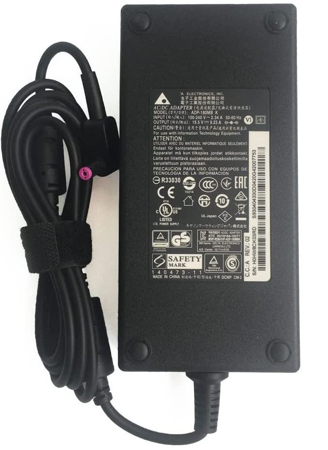 CSF Original AC Adapter 180W 19.5V 9.23A for Acer Predator Helios 300 PH317 PH317-51 G3-572 G3-571 Aspire V Nitro 15 VN7-593G 17 VN7-793G A717-71G ADP-180MB Laptop Charger Power Supply  - Image 1