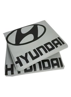 HYUNDAI Universal Car Seat Dust Dirt Protection Cover, Extra Protection For Your Seat 2 Pcs Set, Car Seat Cover, Grey  - Image 1