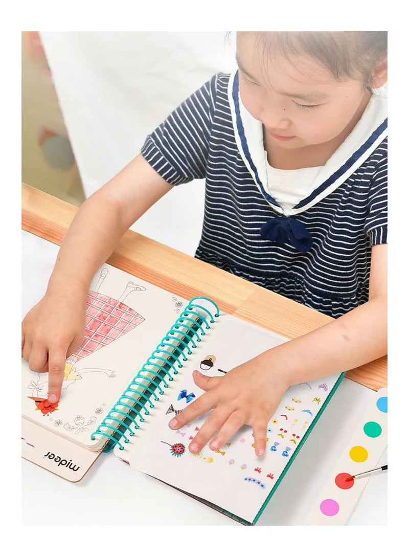 MiDeer Little Designer Dress-Up Kit – Tea Party Dress Creation Set for Kids Ages 5+ | DIY Fashion Craft with Fabric, Stickers & Paint | Creative Dressmaking Activity for Girls | Develops Creativity & Fine Motor Skills - Image 3