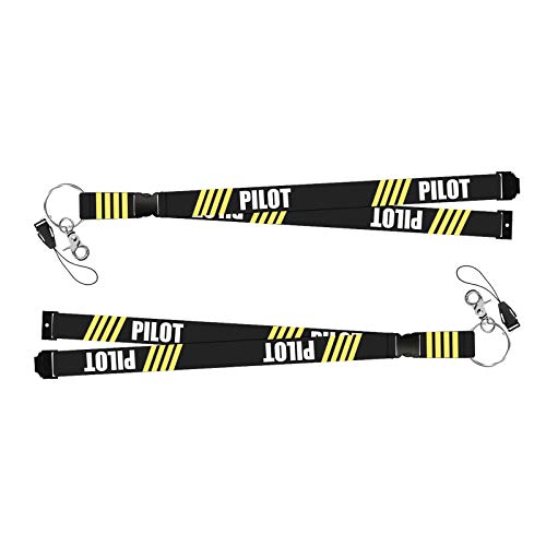 ALAMSCN Pilot Lanyard Plane Aircraft Lanyards Keychain ID Badge Holder Detachable Neck Strap Safety Keys Lanyard Keyring - Image 4