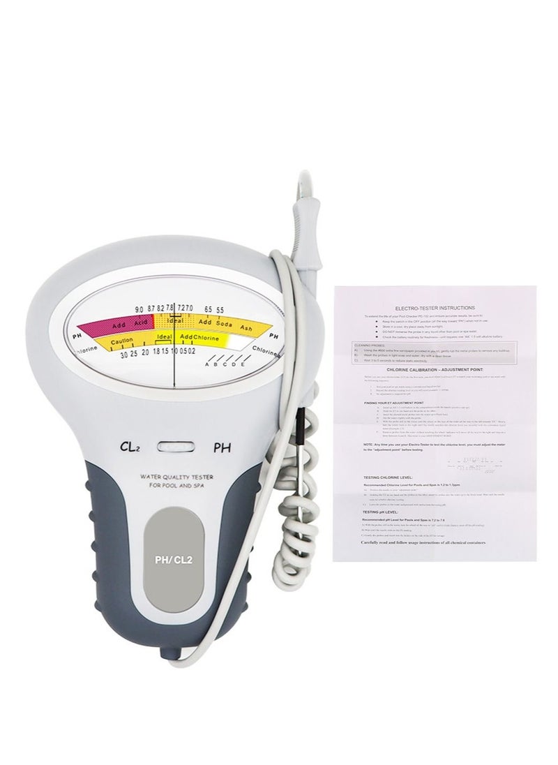 Generic Water Quality Testing Device, pH Tester Water Chlorine Measuring Tool for Swimming Pool  - Image 4