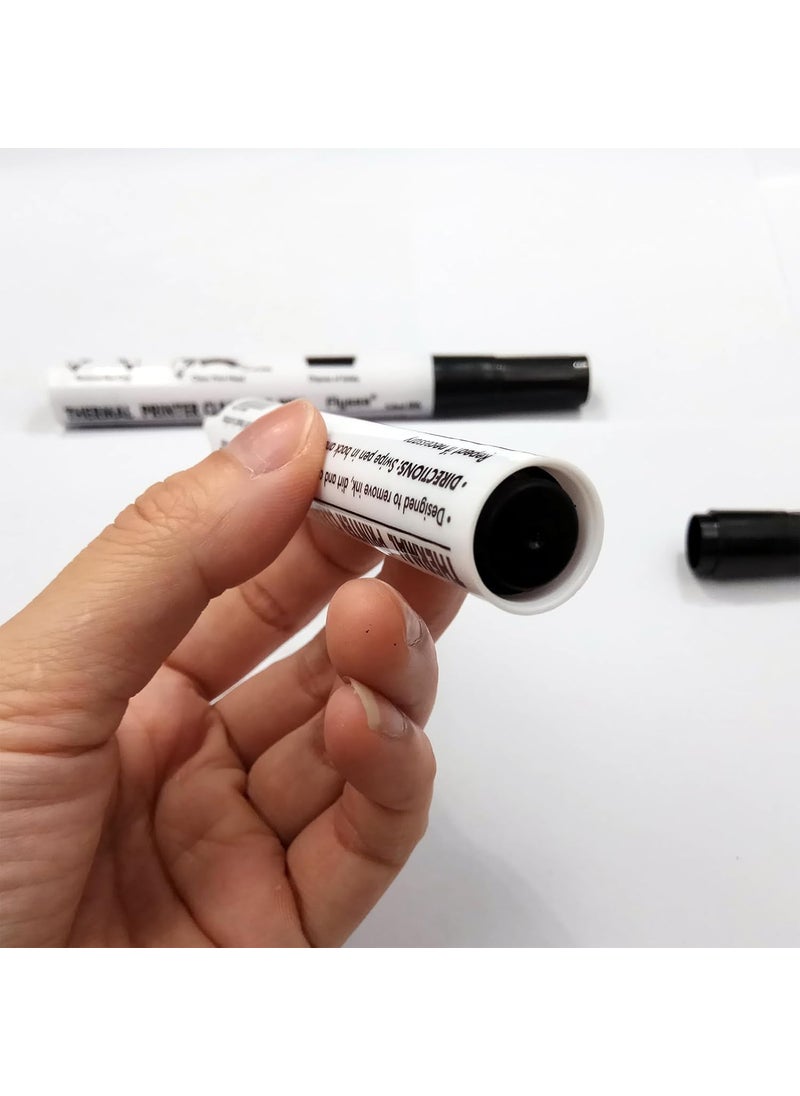 Starsouce Starsouce 5 Pack Thermal Printer Printhead Cleaning Pens Universal Printer Head Cleaner Print Head Cleaning Pen Kit for Card Receipt Shipping Label POS Thermal Printer  - Image 3