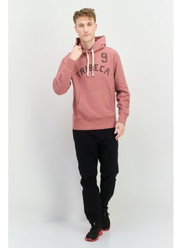 Todd Snyder + Champion Men Sportswear Fit Long Sleeves Outdoor Hoodies, Dusty Rose  - Image 4